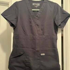 Grey's Anatomy Charcoal Scrub Top & Bottoms